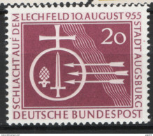 Germania 1955 Unif. 92 **/MNH VF - Ungebraucht
