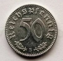 5 REICHSPFENNIG 1941 B+HIGH GRADE SHINY ALUMINIUM COIN - 5 Reichspfennig