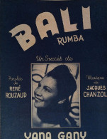 Bali	> Chanteur >	Yana Gany  > Partition Musicale Ancienne > 	Réf:24/10/23 - Vocals