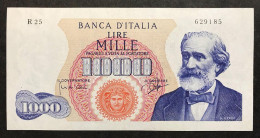 1000 Lire Verdi I° Tipo 14 01 1964 Raro Bb/spl Pressato LOTTO 587 - 10000 Liras