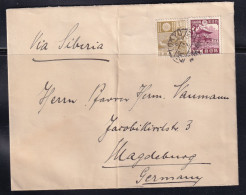 Japan 1933 Cover Tokyo Magdeburg Germany Via Siberia Used 15631 - Lettres & Documents