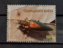 FRENCH POLYNESIA 2023 FAUNA Animals. Insects. Bugs BEETLE - Fine Stamp MNH - Neufs