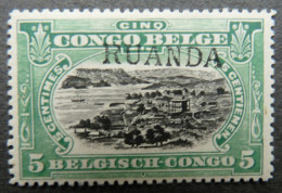 RUANDA- URUNDI  : 1915 - Type TOMBEUR GEA  N° 9A PROBABLEMENT FAUX - Ungebraucht