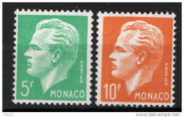 Monaco 1956 Unif. 349/50 **/MNH VF - Neufs