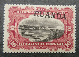 RUANDA- URUNDI  : 1915 - Type TOMBEUR GEA  N° 10A PROBABLEMENT FAUX - Unused Stamps