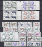 Action !! SALE !! 50 % OFF !! ⁕ Bulgaria 1991 - 1992 ⁕ Domestic Animals Mi.3881/84, 3885, 3923/27, 3984 ⁕ 41v Used - Used Stamps