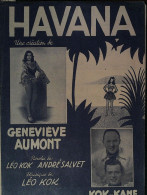 Havana	> Chanteur >	Geneviève Aumont   > Partition Musicale Ancienne > 	Réf:24/10/23 - Chant Soliste