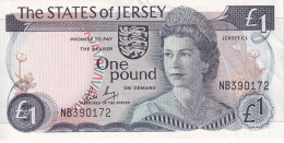 BILLETE DE JERSEY DE 1 POUND DEL AÑO 1978 A 1988 EN CALIDAD EBC (XF) (BANKNOTE) - Jersey