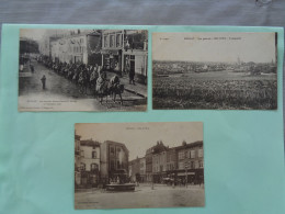 57 - Moselle - Boulay - Lot De 3 Cartes - 1er Soldats Français - Bolchen - Rue De Metz - Animées - - Boulay Moselle