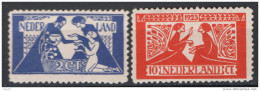 Olanda 1923 Unif. 131/32 **/MNH VF/F - Nuevos