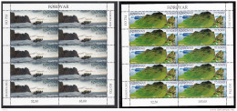 Foroiar 2012 Unif.747/48 Minifogli Da 10  **/MNH VF - Isole Faroer