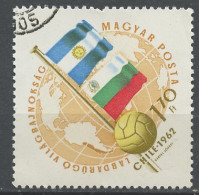 CMF Chili - Hongrie - Hungary - Ungarn 1962 Y&T N°1509 - Michel N°1834 (o) - 1,70fo Argentine Et Bulgarie - 1962 – Chili