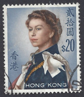 HONG KONG 1962 - Yvert 208° - Elisabetta | - Oblitérés