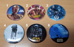 12 Chapas De Coleccion De Star Wars De 58mm (grandes) - Lots