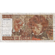 France, 10 Francs, Berlioz, 1975, Y.249, TB, Fayette:63.14, KM:150b - 10 F 1972-1978 ''Berlioz''