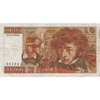 France, 10 Francs, Berlioz, 1974, T.90, TB, Fayette:63.7a, KM:150a - 10 F 1972-1978 ''Berlioz''