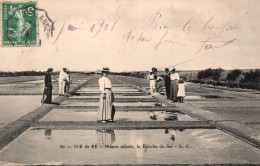 Ile De Ré - Marais Salants , La Récolte Du Sel - Paludiers - Riberac