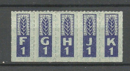 USA - Ration Stamp As 5-stripe (*) - Zonder Classificatie