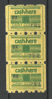 USA Cash Coupon As 3-stripe MNH - Non Classés