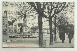 ZURICH - SONNENQUAI UND FRAUMUNSTER - NV  FP - Zürich