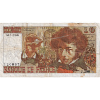 France, 10 Francs, Berlioz, 1976, J.290, TB, Fayette:63.19, KM:150c - 10 F 1972-1978 ''Berlioz''