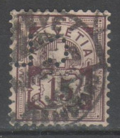 Suisse 1905 - Blason 15 C. Perforé C L - Perforés