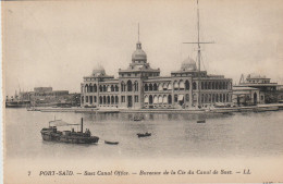 EGYPTE. PORT SAÏD. Bureaux De La Cie Du Canal De Suez - Puerto Saíd