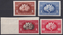 F-EX43399 HUNGARY MH 1949 IMPERFORATED UPU.  - UPU (Wereldpostunie)