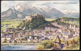 SALZBURG GEGEN DEN UNTERSBERG - F.P. - STORIA POSTALE - Salzburg Stadt