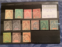 Diego-Suarez - Type Groupe - 13 Timbres - Côté 183 Euros - Gebruikt