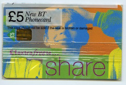 BT PHONECARD : SHARE £5 (SEALED / MINT) - BT Werbezwecke