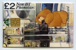 BT PHONECARD : FOREVER FRIENDS - DEBORAH JONES - BEAR £2 (SEALED / MINT) - BT Promociónales