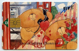 BT PHONECARD : FOREVER FRIENDS - DEBORAH JONES - BEAR £2 - BT Promotional