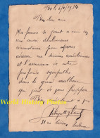 Carte Ancienne - BORDEAUX / TALENCE - Janvier 1934 - Signature REBEYROLLE , 31 Rue Edison - Adressée à La Famille Riben - Manuscrits