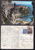 Monaco - 1951 - Le Roche De Monaco Et Le Stade Louis II - Vue Prise Du Jardin Exotique - Giardino Esotico