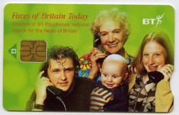 BT PHONECARD : FACES OF BRITAIN TODAY : £3 - BT Werbezwecke