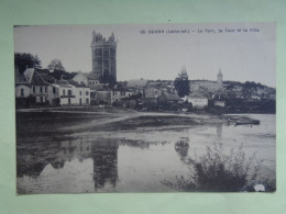 89-10-1              OUDON    Le Port  -  La Tour Et La Ville - Oudon