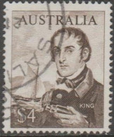 AUSTRALIA - USED 1966 $4.00 Phillip Parker King - Navigator - Gebruikt