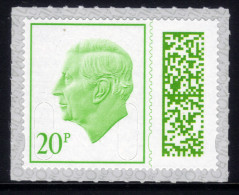 GB 2023 KC 3rd 20p Green Barcoded Machin Umm MAIL ( 1347 ) - Nuevos