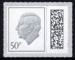 GB 2023 KC 3rd 50p Olive Barcoded Machin Umm MAIL ( K1145 ) - Ongebruikt