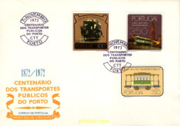 715147 MNH PORTUGAL 1973 CENTENARIO DE LOS TRANSPORTES PUBLICOS DE PORTO - Other & Unclassified