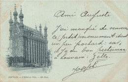 BELGIQUE - Louvain - L'hôtel De Ville - Carte Postale Ancienne - Leuven