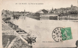 FRANCE - Le Mans - Le Port Et Vue Partielle - Carte Postale Ancienne - Le Mans