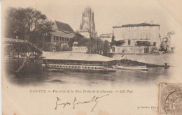 (17) SAINTES. Vue Prise De La Rive Droite De La Charente (Bureaux Imprimerie Du Progrès ORLIADLET ?& Cie) - Saintes