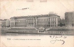 BELGIQUE - Liège - L'institut Zoologique Et Les Bains De La Meuse - Carte Postale Ancienne - Luik