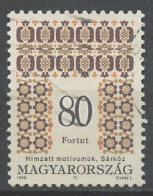 Hongrie - Hungary - Ungarn 1996 Y&T N°3559 - Michel N°4394 (o) - 80fo Motif Décoratif - Usati