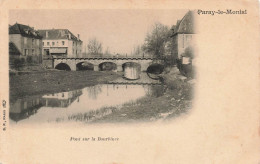 FRANCE - Paray Le Monial - Pont Sur La Bourbine - Carte Postale Ancienne - Paray Le Monial