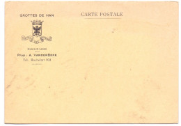 Briefkaart Carte Postale - Grottes De Han - Hotel Des Ardennes - Han Sur Lesse - Hotels & Restaurants