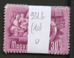 Hongrie - Hungary - Ungarn Lot 1950 Y&T N°931B - Michel N°1073 (o) - 30fi Foyer Culturel - Lot De 10 Timbres - Lotes & Colecciones