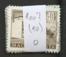 Hongrie - Hungary - Ungarn Lot 1951-52 Y&T N°1007 - Michel N°1188 (o) - 40fi Gare De Budapest - Lot De 10 Timbres - Verzamelingen